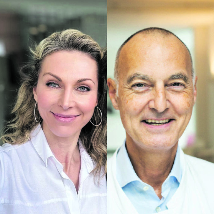 Carina G.-Weise und Prof. Dr. Dr. Klesper Klinikmanagerin und Ärztlicher Direktor der Beauty Klinik an der Alster