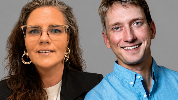Porträt von Anita de Leer und Martin Reinhold, die sich für Menschen mit Akne inversa engagieren